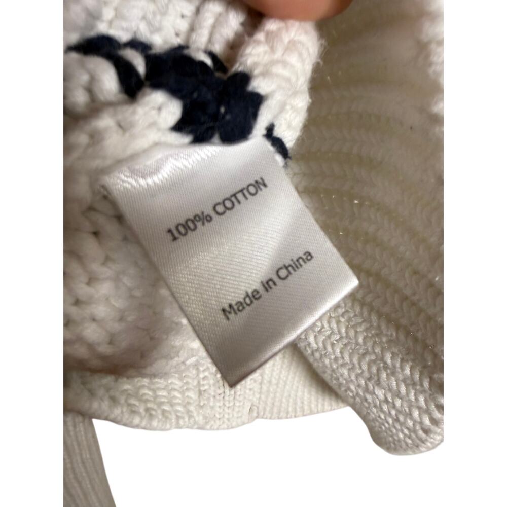La Ligne Marina Striped Cable Knit Cardigan Women’s Sz. M - Picture 9 of 11